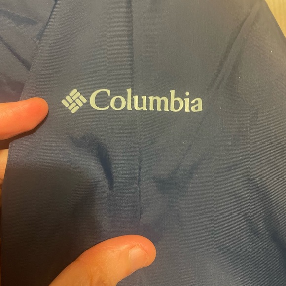 Columbia Navy Blue Windbreaker Omni-tech - Picture 1 of 6